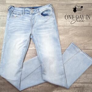 True Religion Joey Mid Rise Flare Jeans Size 29 (8)